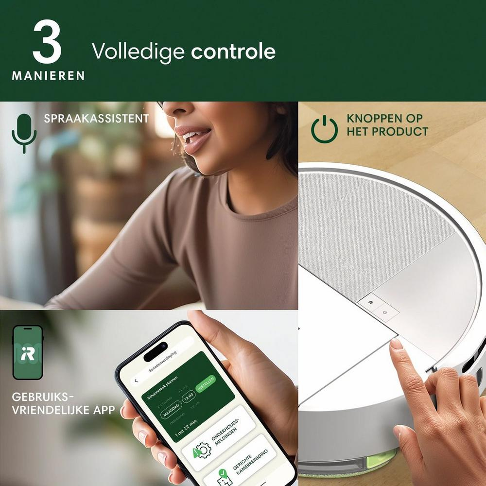 iRobot roomba 205 combo dust compactor blanc