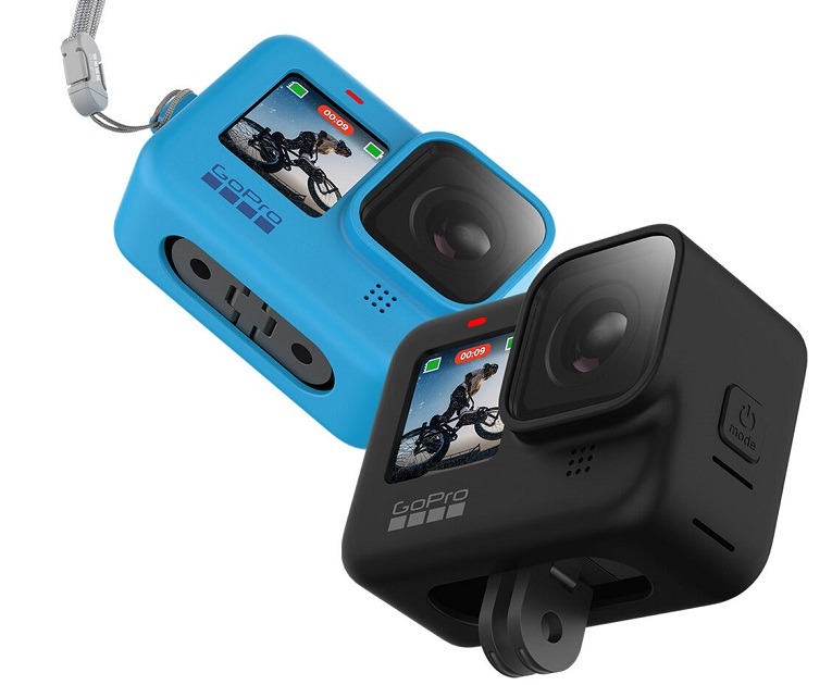 GoPro Sleeve + Lanyard Black Hero 9 10