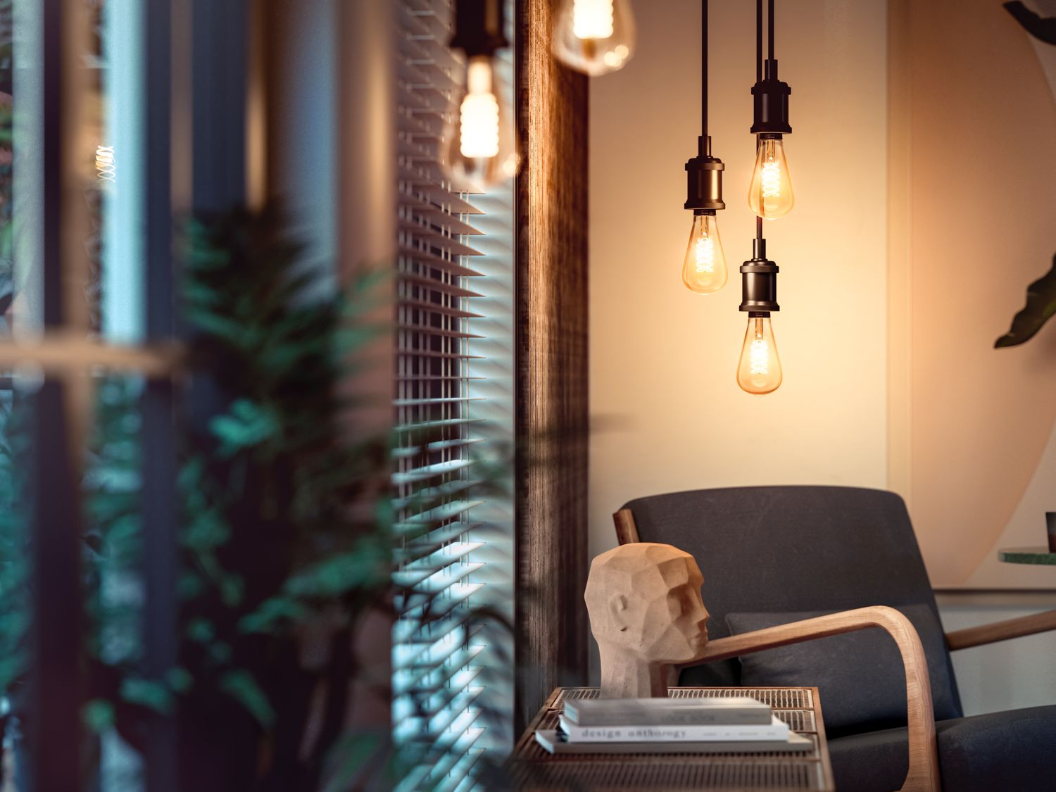 Lamp PHILIPS HUE Filament White E27 ST72