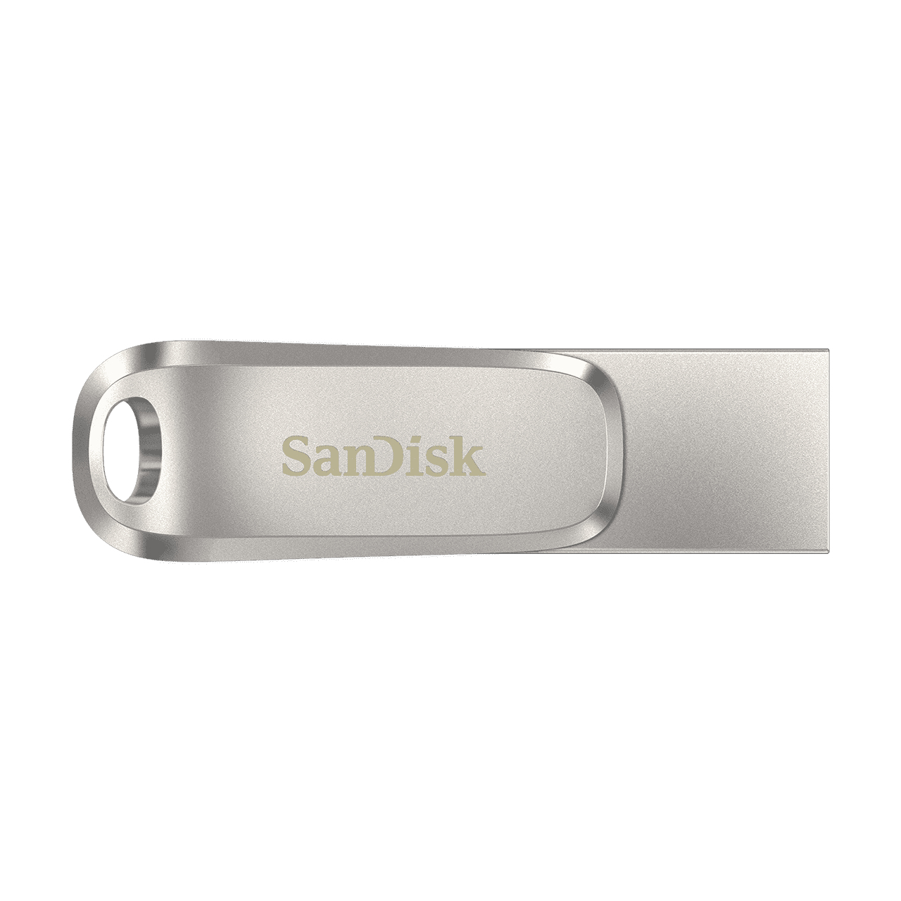 Sandisk Clé USB/Type-C 3.1 Gen1 Ultra Dual Drive Luxe, 256GB, 150MB/s, Argenté