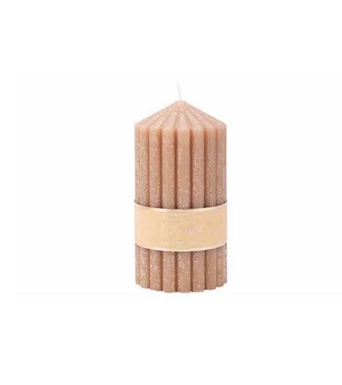 Kaars COSY@HOME 164337 Ribble / camel / 14cm / 60H