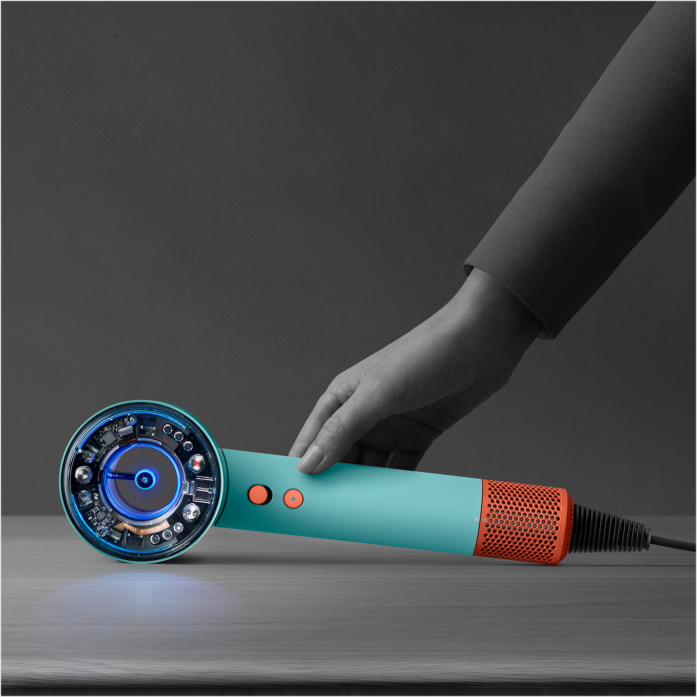 Haardroger DYSON 515276-01 HD07 Supersonic Nural blauw / oranje