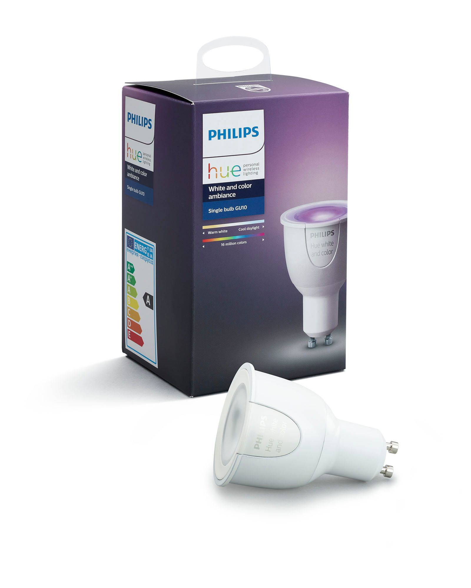 Lamp PHILIPS HUE White Color Ambiance GU10 1x