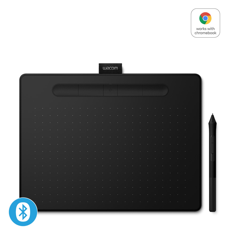 Wacom Intuos M Bluetooth grafische tablet Zwart 2540 lpi 216 x 135 mm USB/Bluetooth