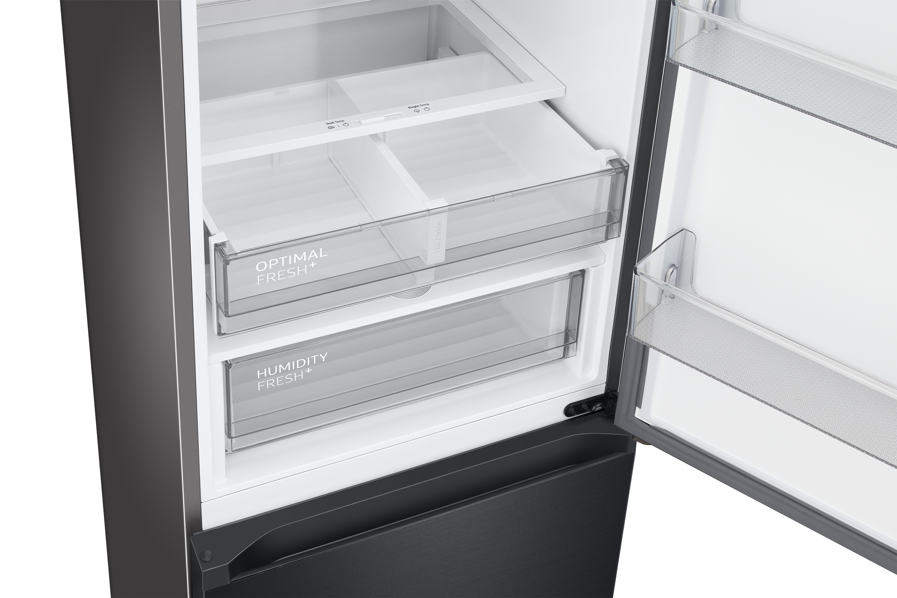 Koelkast Combi SAMSUNG RB38C7B6AB1/EF / 273+114L / A / 203cm / zwart