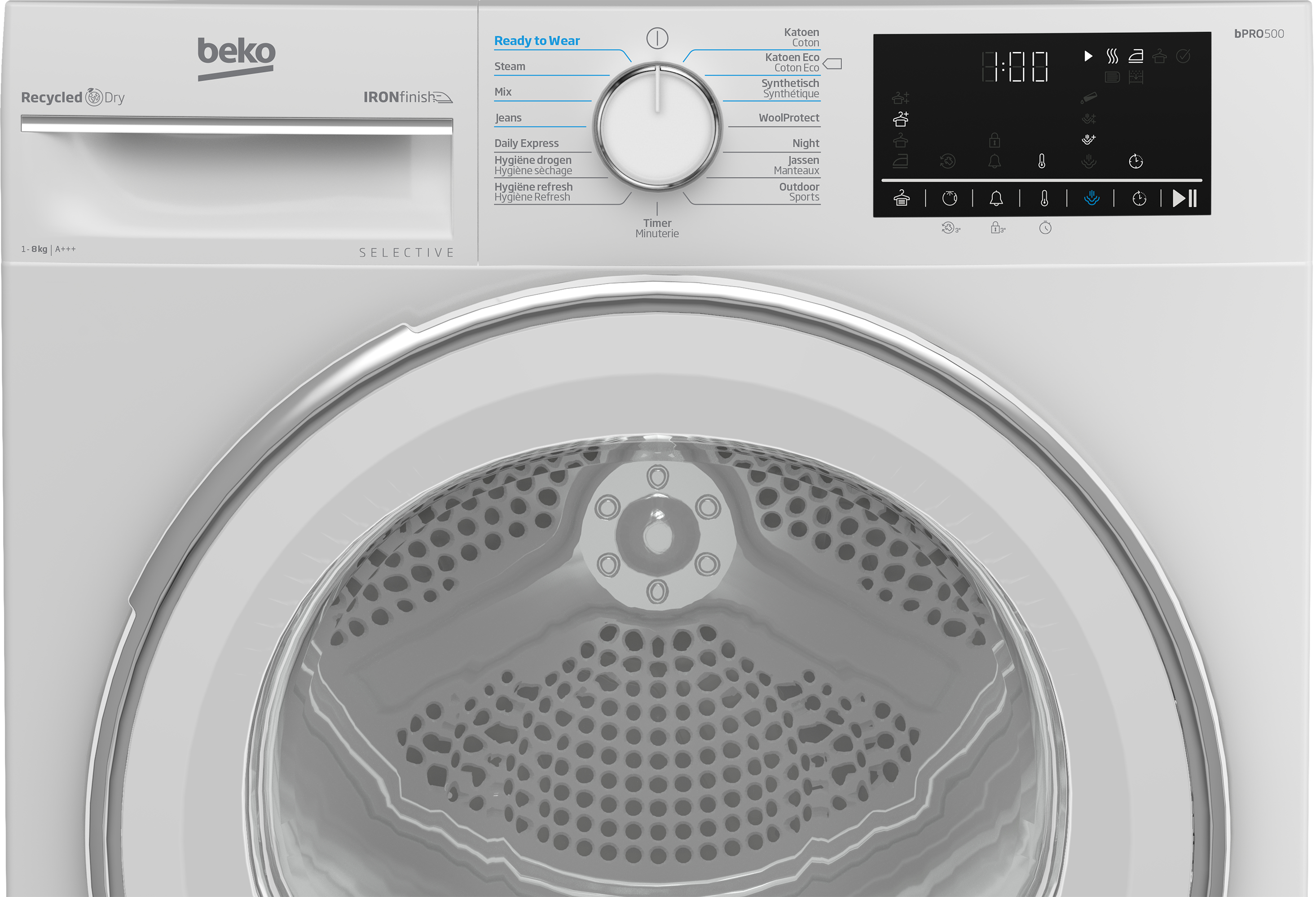 Warmtepompdroogkast BEKO B5T68243W2 / 8kg / A+++