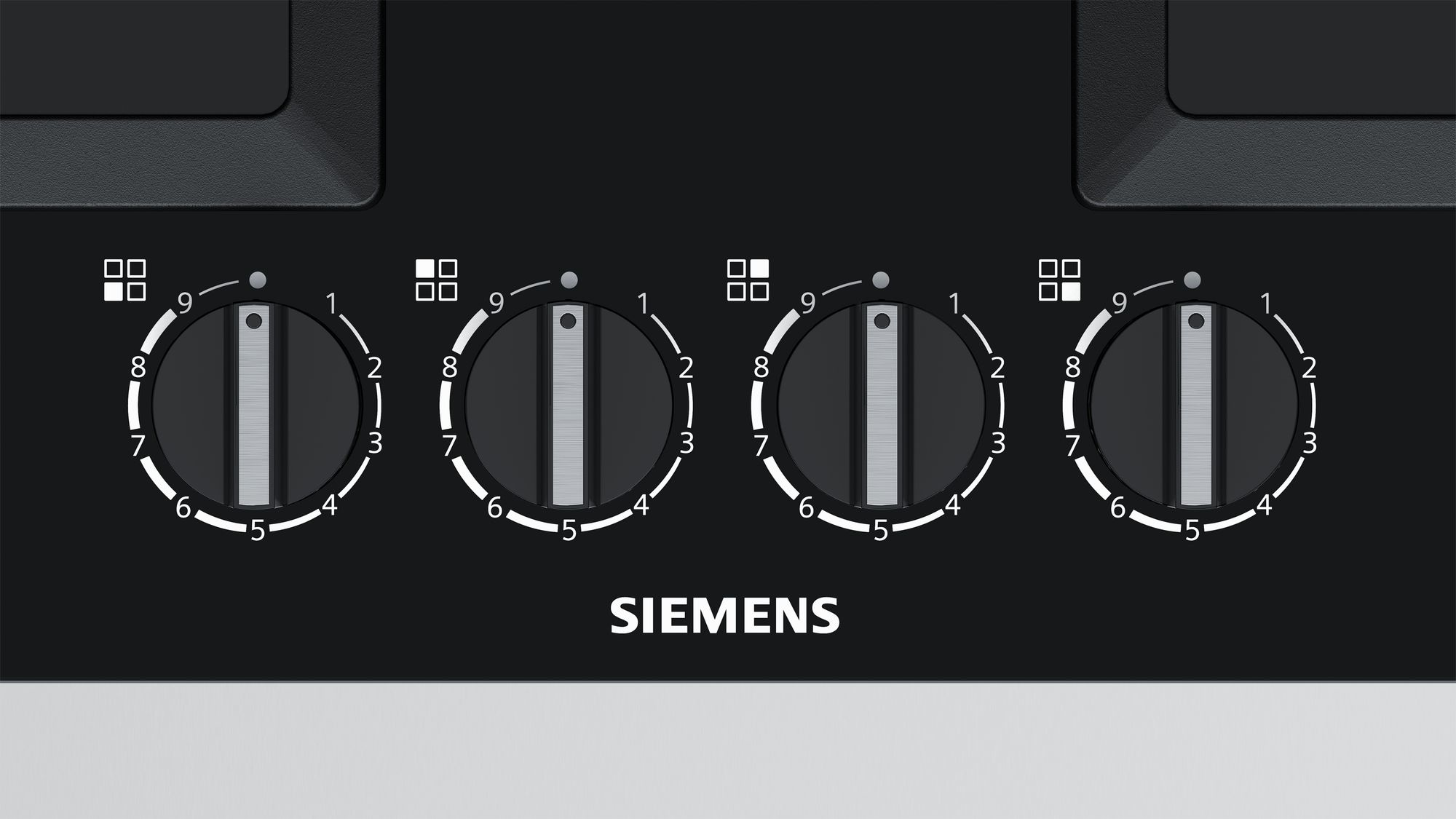 Siemens EP6A6HB20 kookplaat Zwart Ingebouwd Gaskookplaat 4 zone(s)