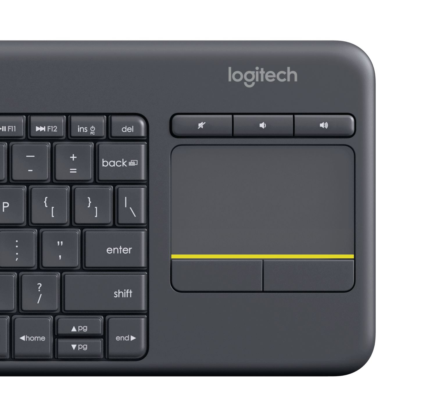 Toetsenbord LOGITECH 920-007131 K400 Plus Wireless BL