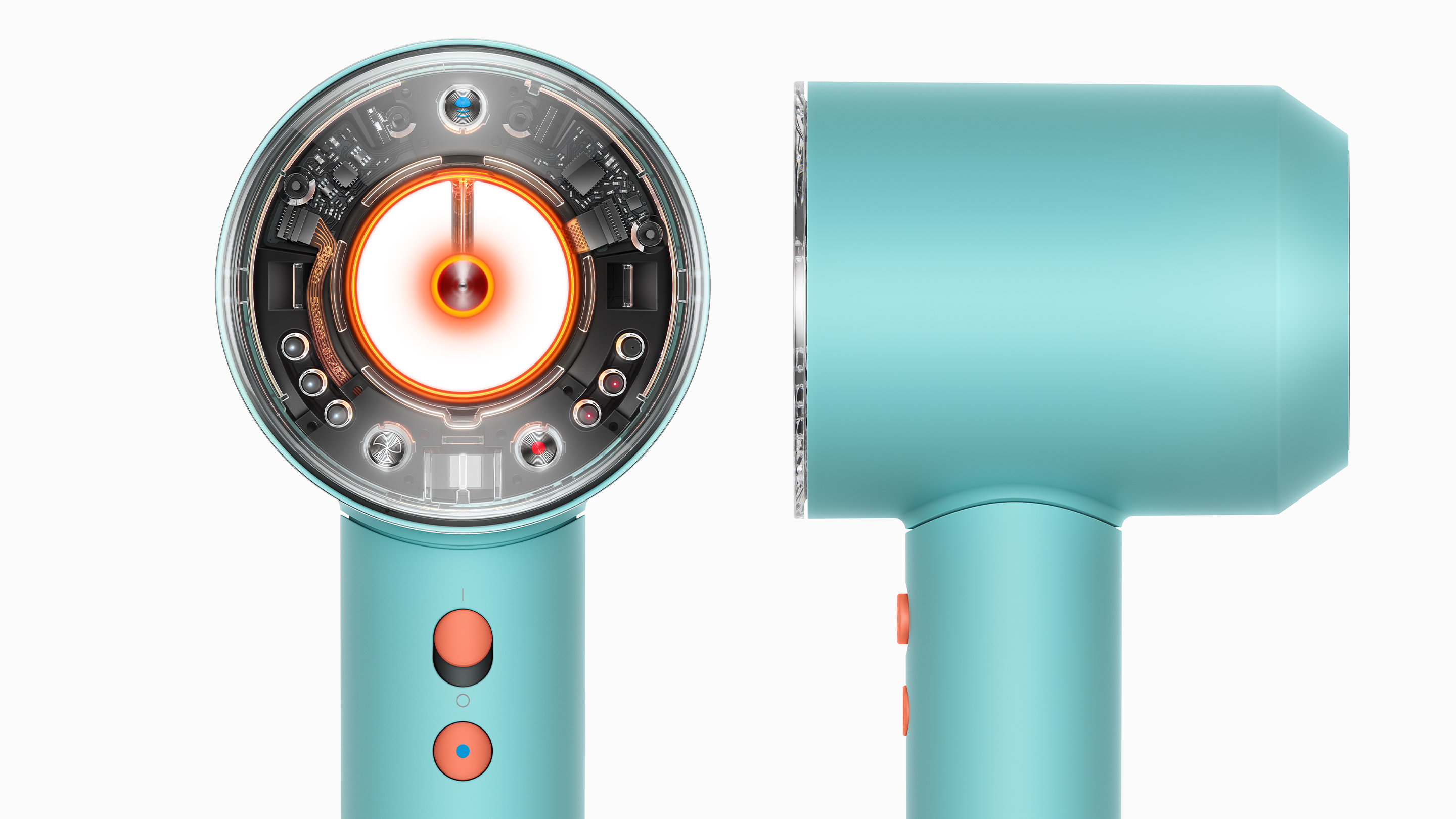 Haardroger DYSON 515276-01 HD07 Supersonic Nural blauw / oranje
