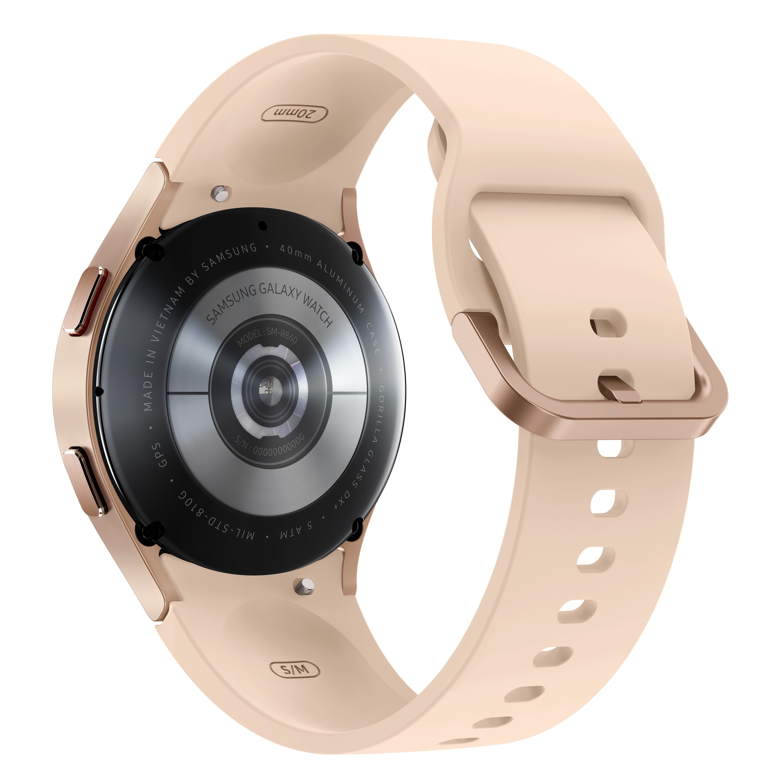 Samsung Galaxy Watch4 3,05 cm (1.2") OLED 40 mm Digitaal 396 x 396 Pixels Touchscreen 4G Roze goud Wifi GPS