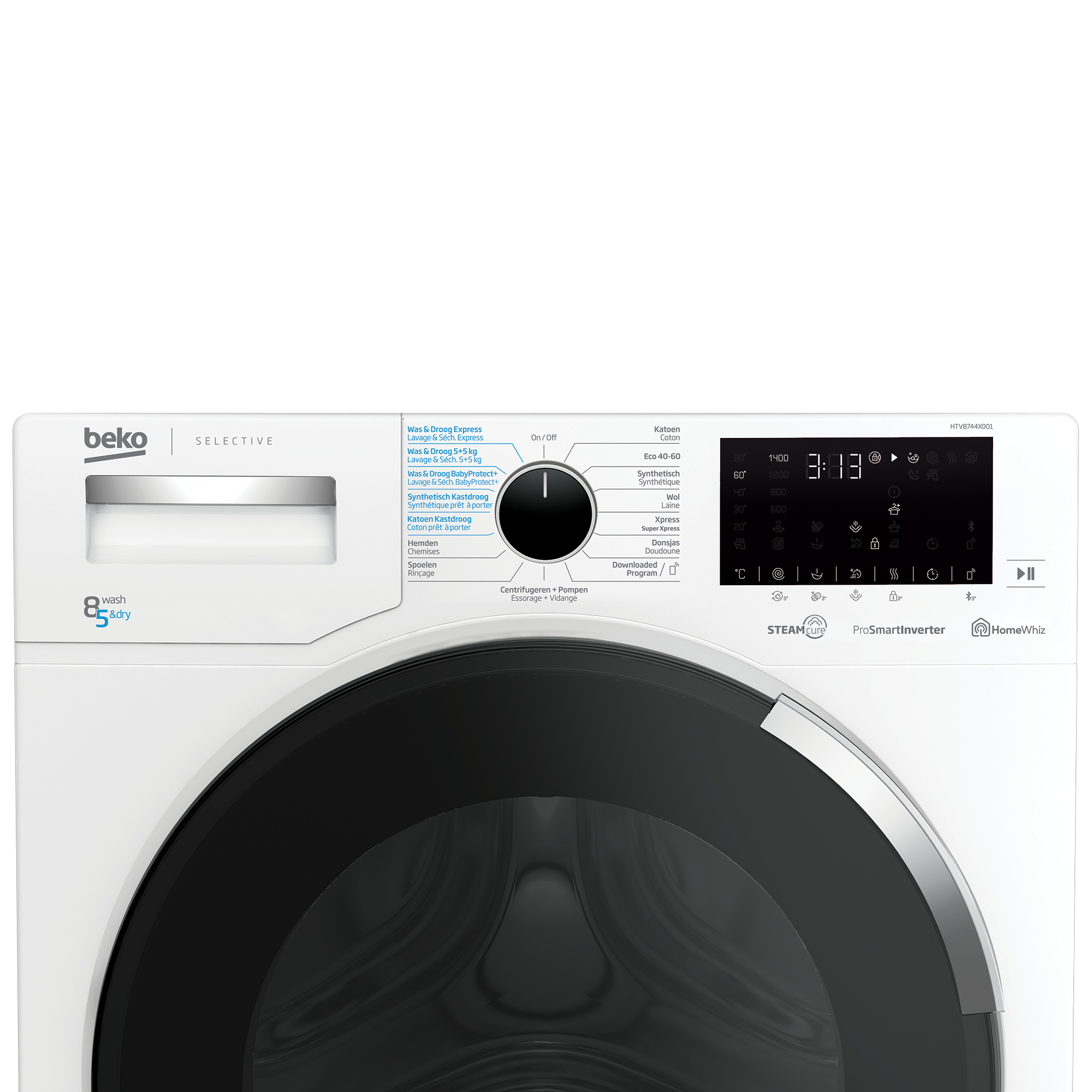 Combi Was-Droog BEKO HTV8744X001 / 8KG + 5KG / 1400tpm / D