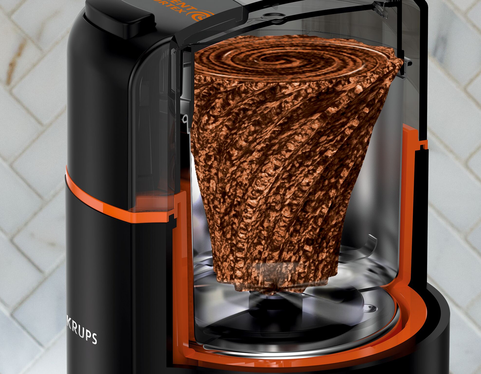 Koffiemolen KRUPS GX332810 Silent Vortex Grinder