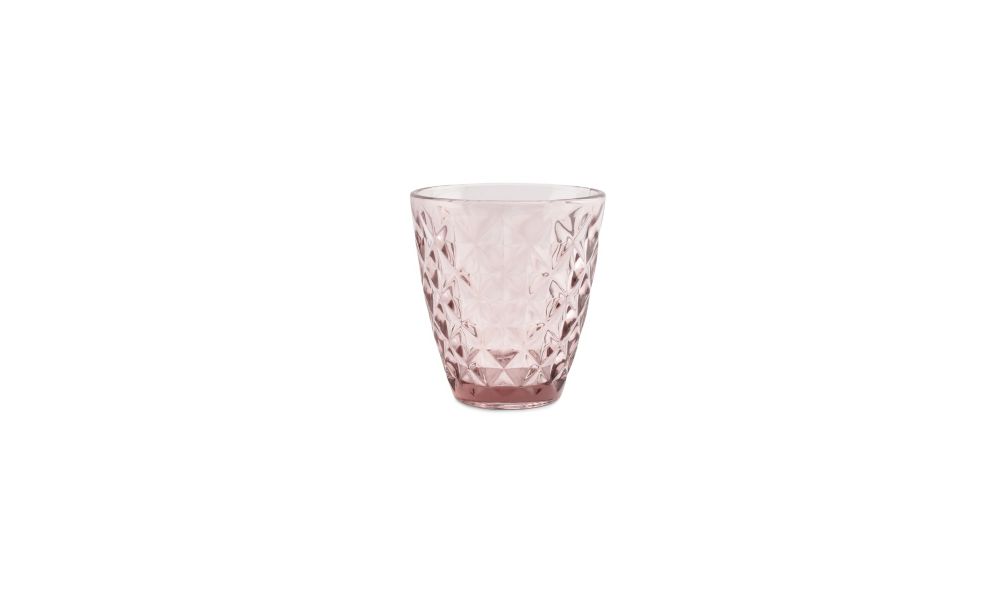 Glas S&P 852934 Prisma / 22cl / roze / set/4