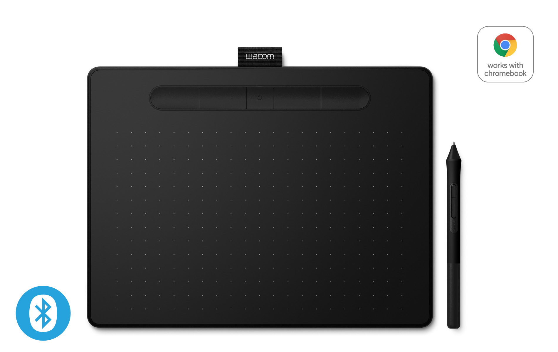 Wacom Intuos M Bluetooth grafische tablet Zwart 2540 lpi 216 x 135 mm USB/Bluetooth