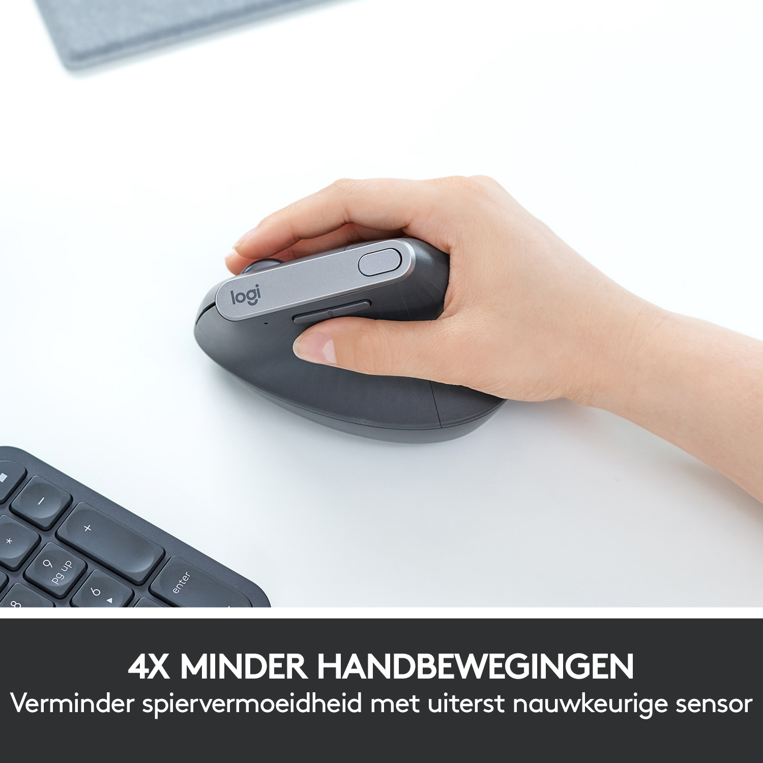 Draadloze Muis Logitech 910-005448MX Vertical Ergonomic GRA