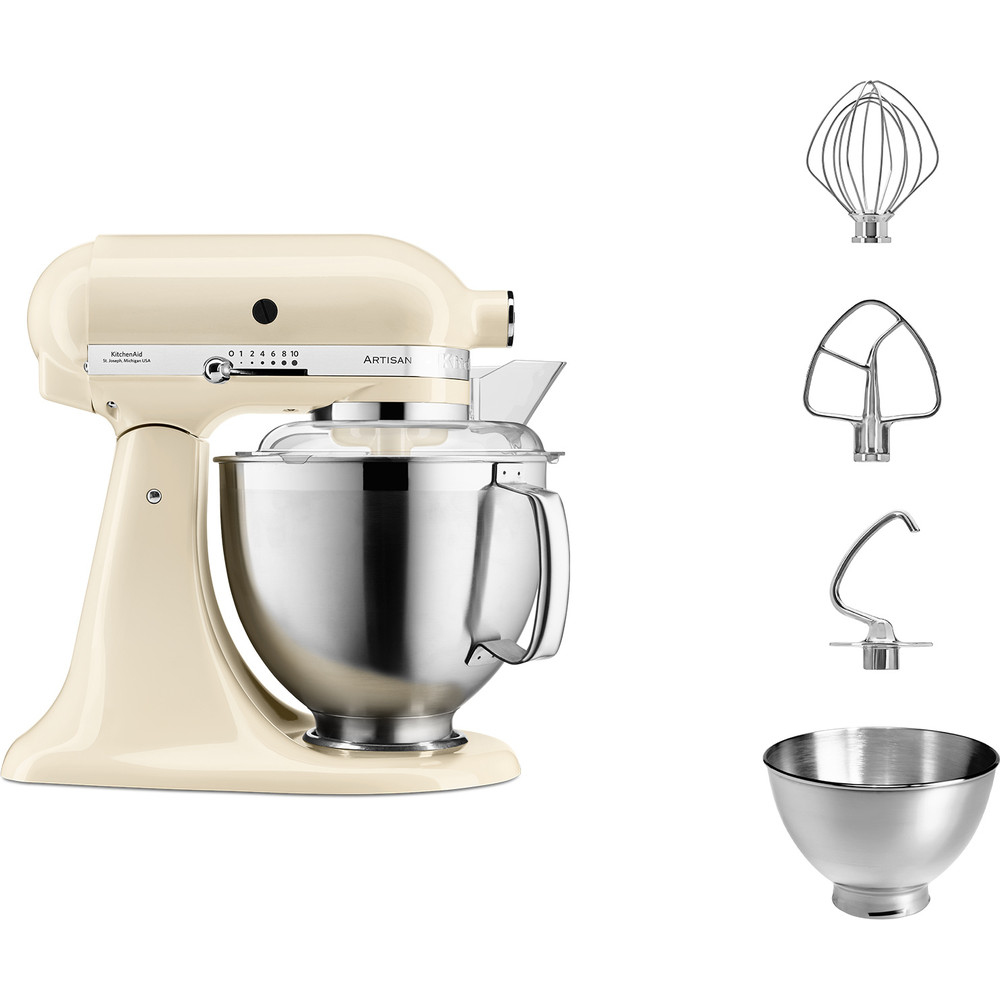 Keukenrobot KITCHENAID 5KSM185PSEAC Amandelwit 4,8L