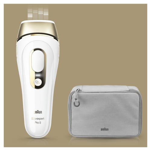 Braun Silk-expert Pro Silk·expert Pro 5 PL5014 Nieuwste Generatie IPL Ontharing, Zichtbare Ontharing, Wit En Goud