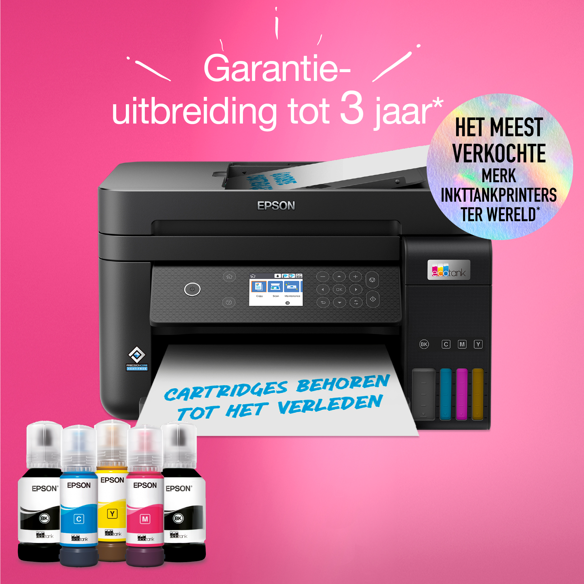 Printer Inkjet EPSON Ecotank ET-3850 AIO Kleur A4