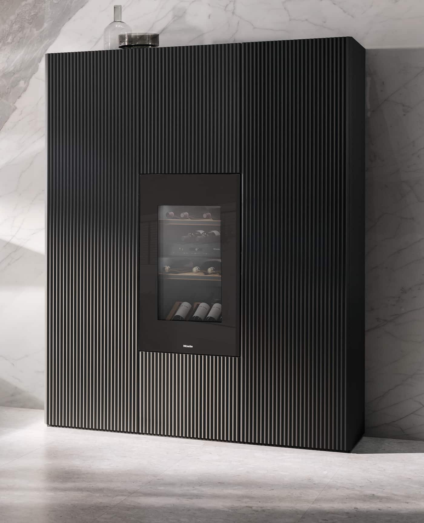 Miele 12364280 refroidisseur à vin Refroidisseur de vin compresseur Intégré Noir 33 bouteille(s)
