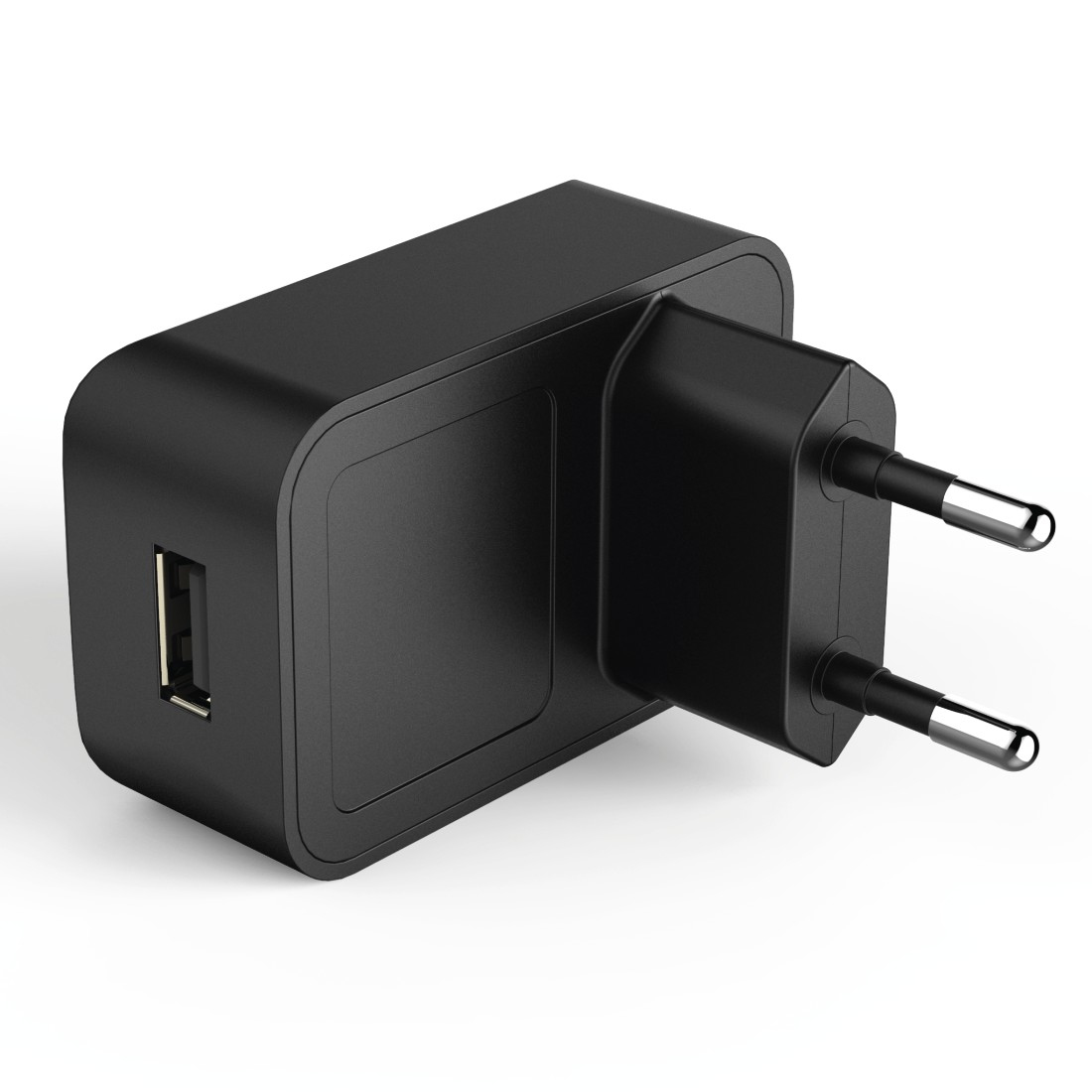 Stroomadap. USB HAMA Oplader Pico 1.0 A Zwart