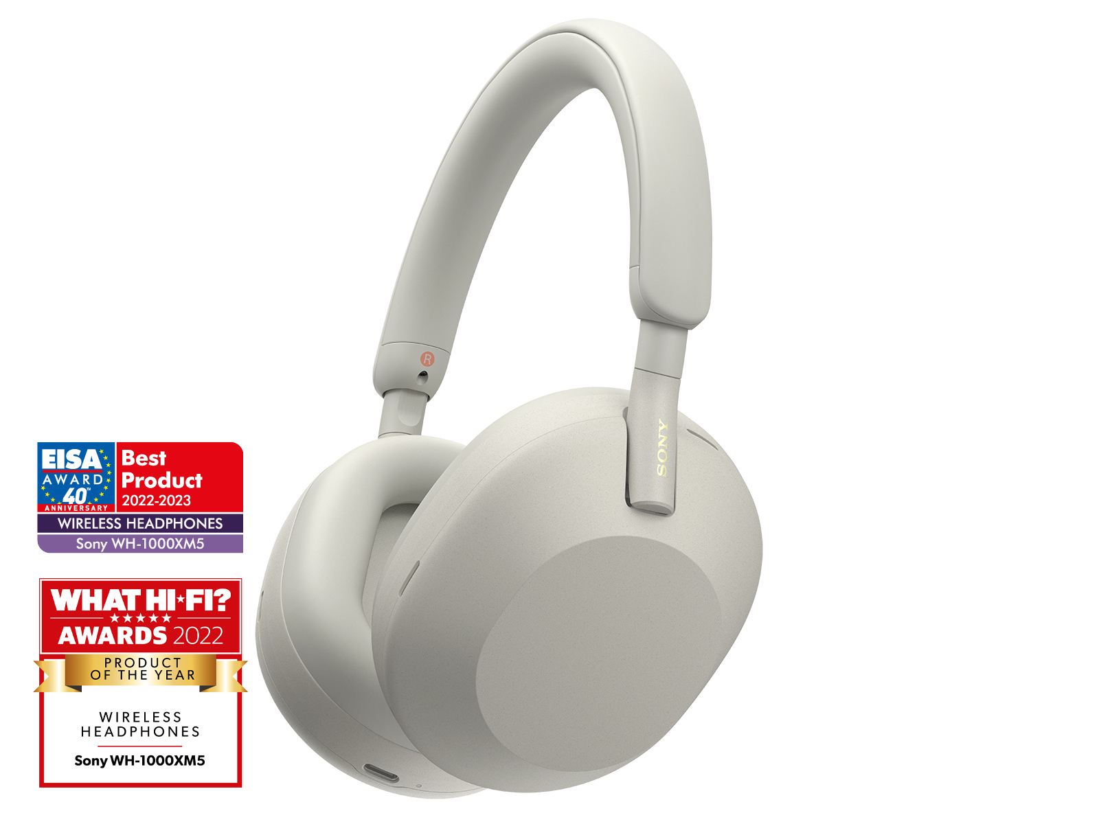 Hoofdtelefoon Sony WH1000XM5S zilver
