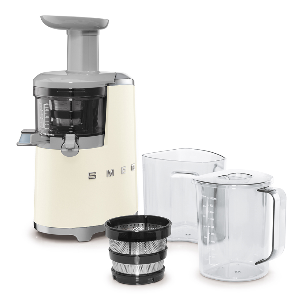 Smeg SJF01CREU citruspers/sapmaker Slowjuicer 150 W Crème