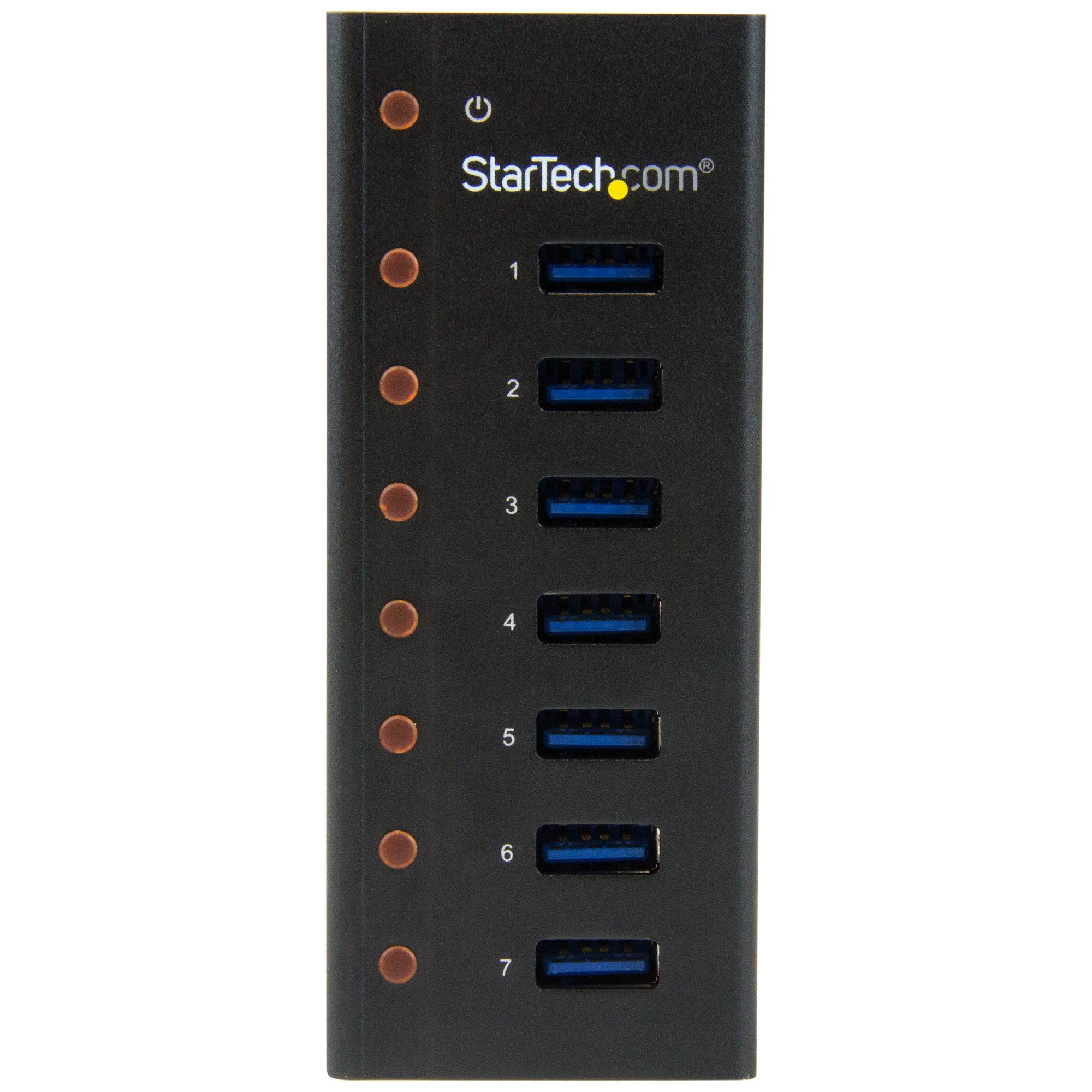StarTech.com 7-poorts USB 3.0 hub - 5Gbps - op een desktop of op de wand monteerbare metalen behuizing