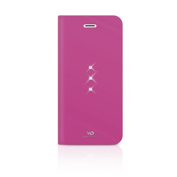 iphone tas WD 180006 Booklet Crystal iPhone 7 roze