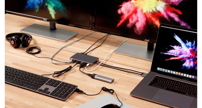 LMP USB-C Display Dock 2 4K , 12 Port Space Grey