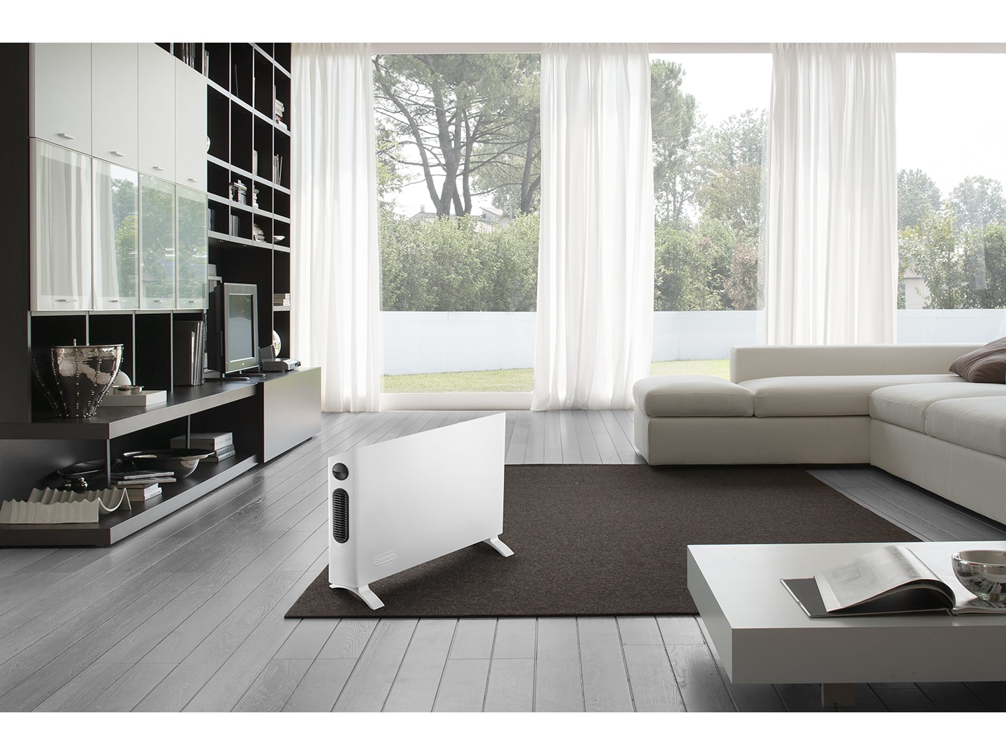 De’Longhi HSX4320E electrische verwarming Binnen Zwart, Wit 2000 W Convector elektrisch verwarmingstoestel
