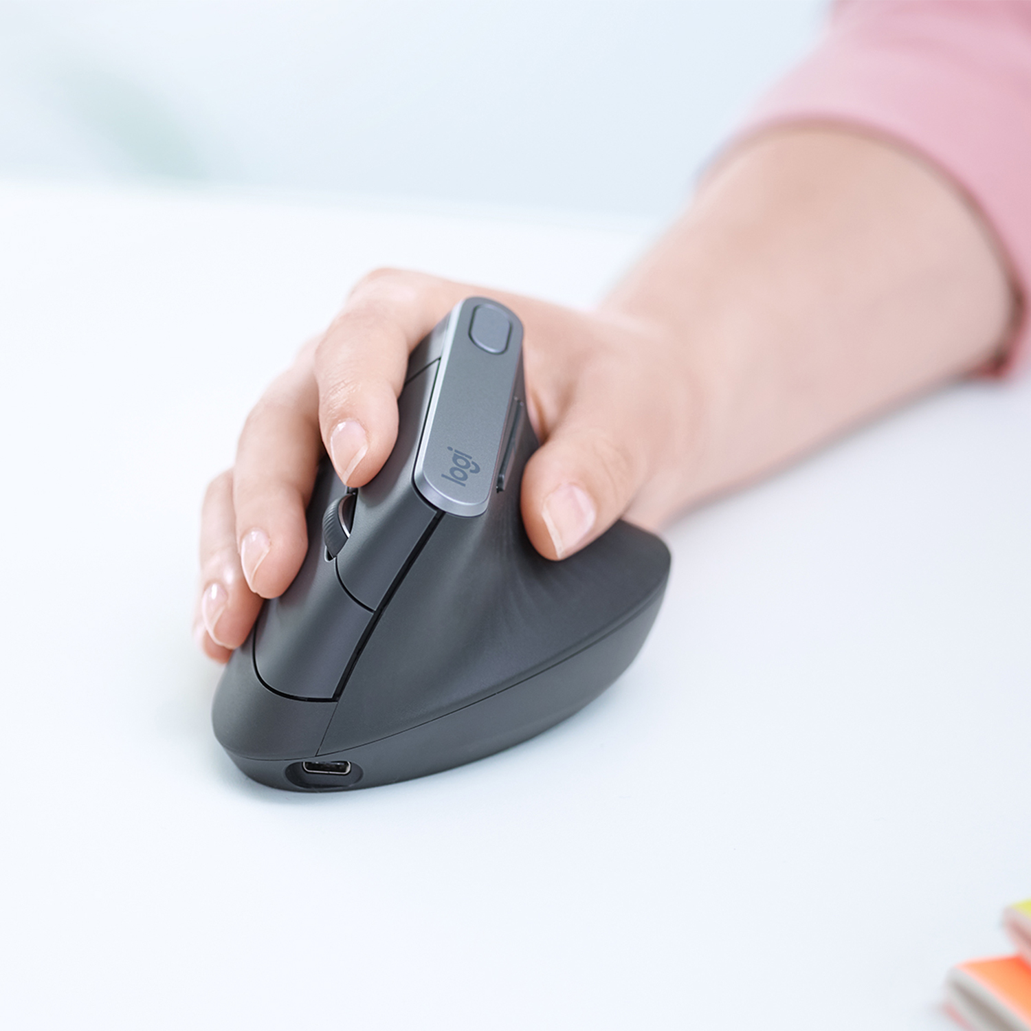 Draadloze Muis Logitech 910-005448MX Vertical Ergonomic GRA