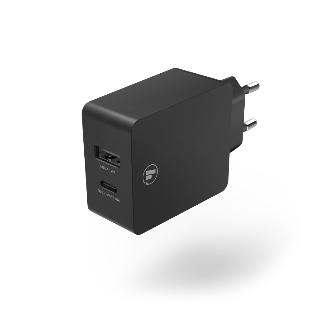 Stroomadap. USB HAMA USB-C/USB-A 30W zwart
