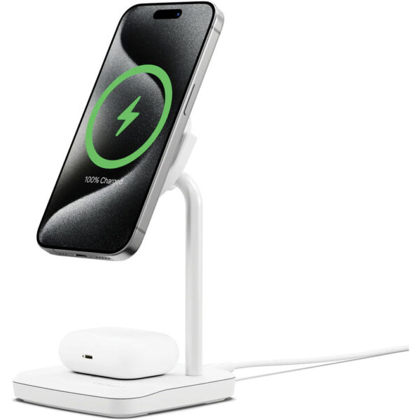 Cygnett Qi2 2 in 1 Chargebase Magsafe White