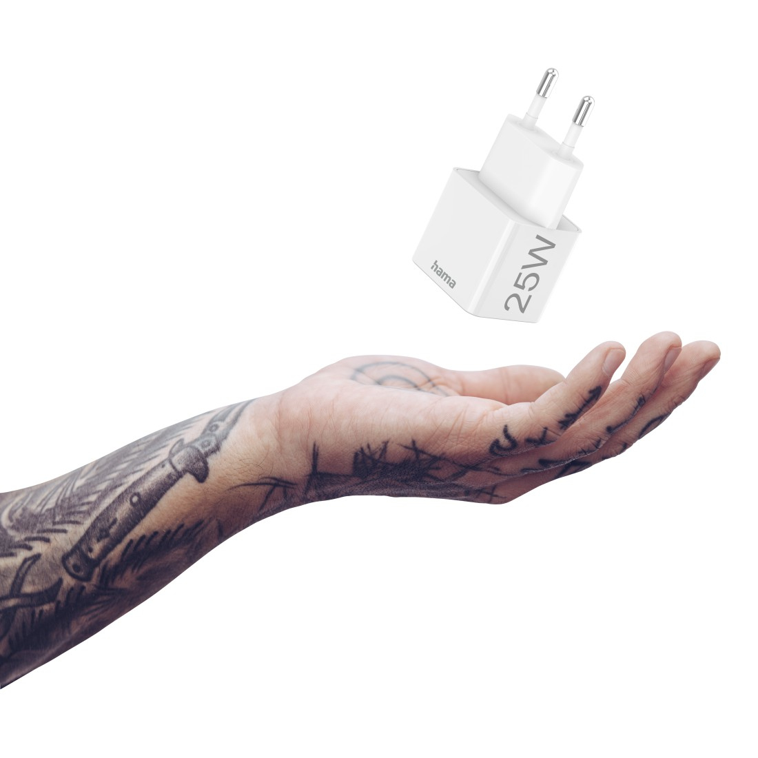 Hama Snellader USB-C 25W wit