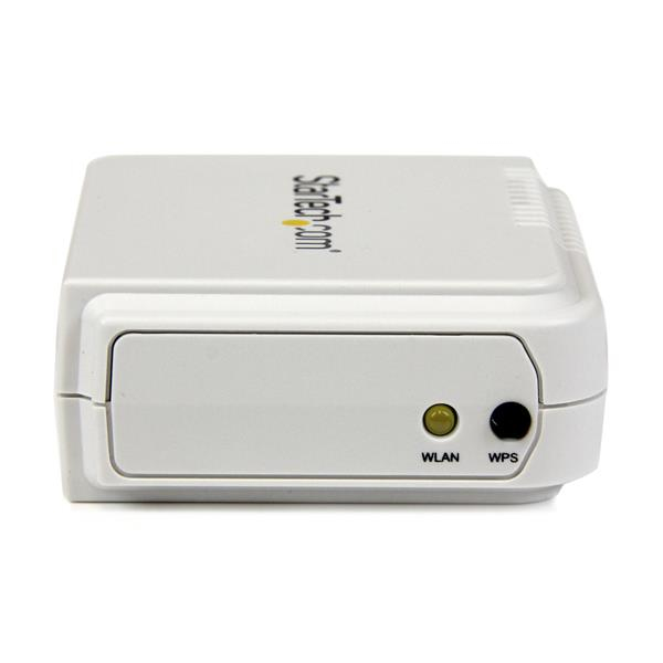 StarTech.com 1-poorts USB Wireless N netwerkprintserver met 10/100 Mbps Ethernet-poort 802.11 b/g/n