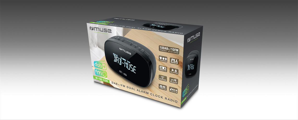 Wekkerradio MUSE M-150 CDB