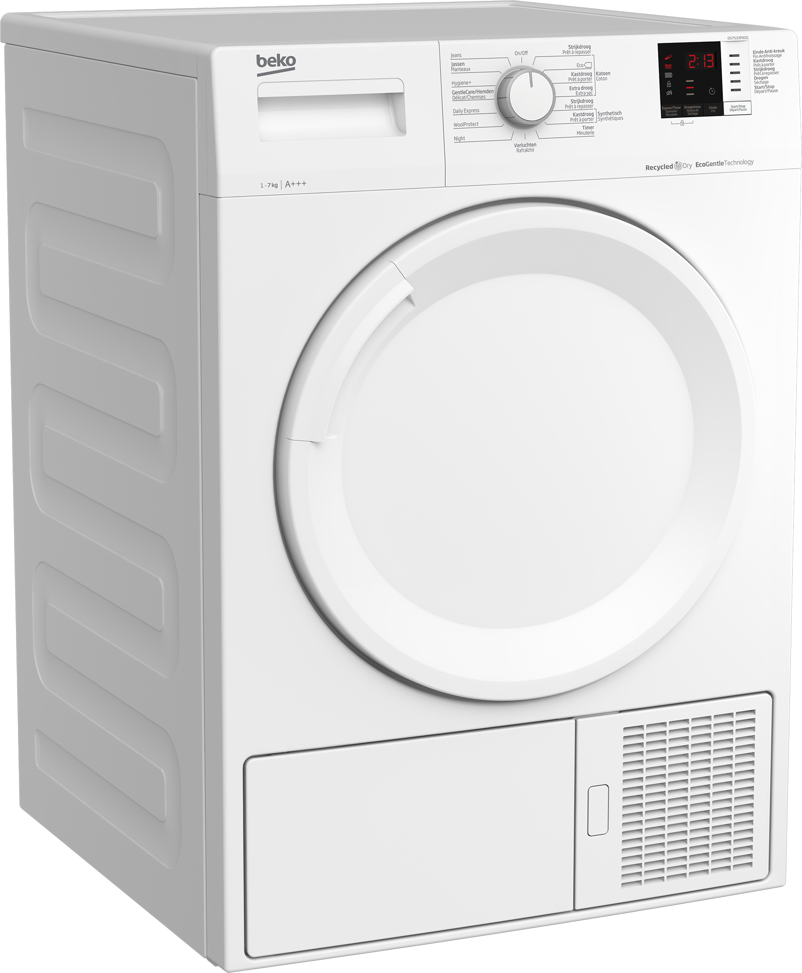Beko DS7533PX01 sèche-linge Pose libre Charge avant 7 kg A+++ Blanc