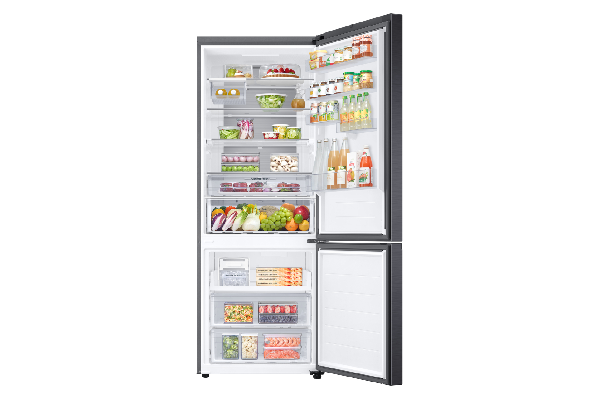 Combi-koelkast SAMSUNG RB53DG706AB1/EF / 203cm / 370-168l / A 