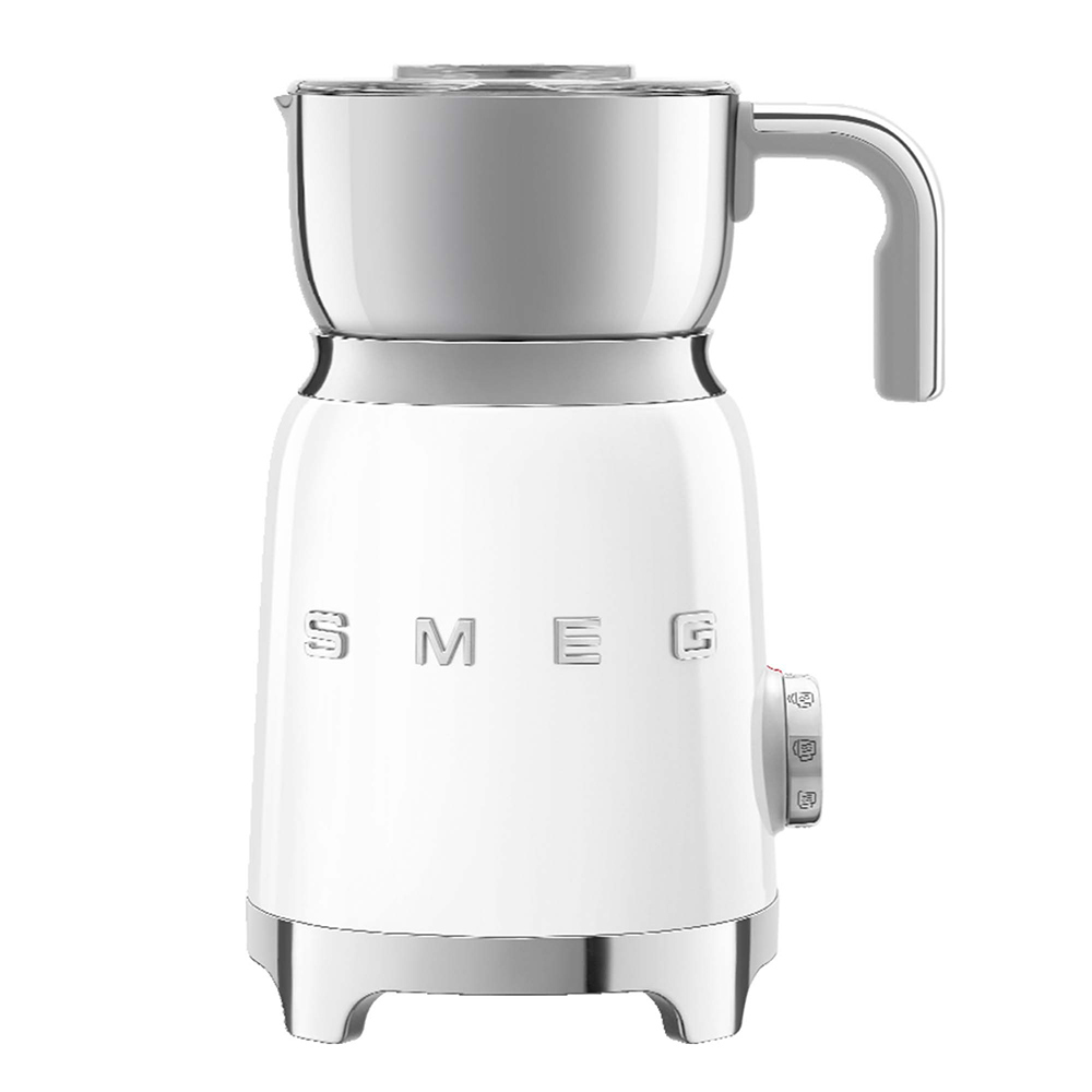 SMEG MOUSSEUR À LAIT BLANC MFF11WHEU