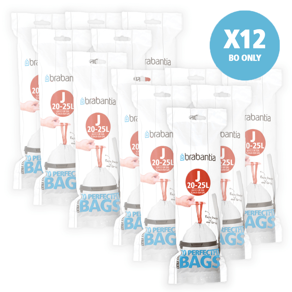 Brabantia 115585 afvalzak 23 l Wit 20 stuk(s)
