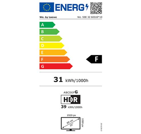 LED TV We by Loewe SEE 32 Aqua Blue