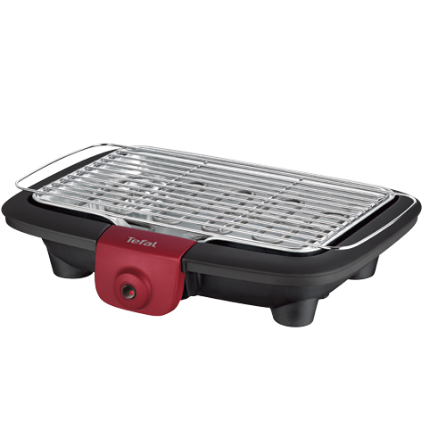 Tefal BG9038 Grill Dessus de table Electrique Noir, Rouge, Argent 2200 W