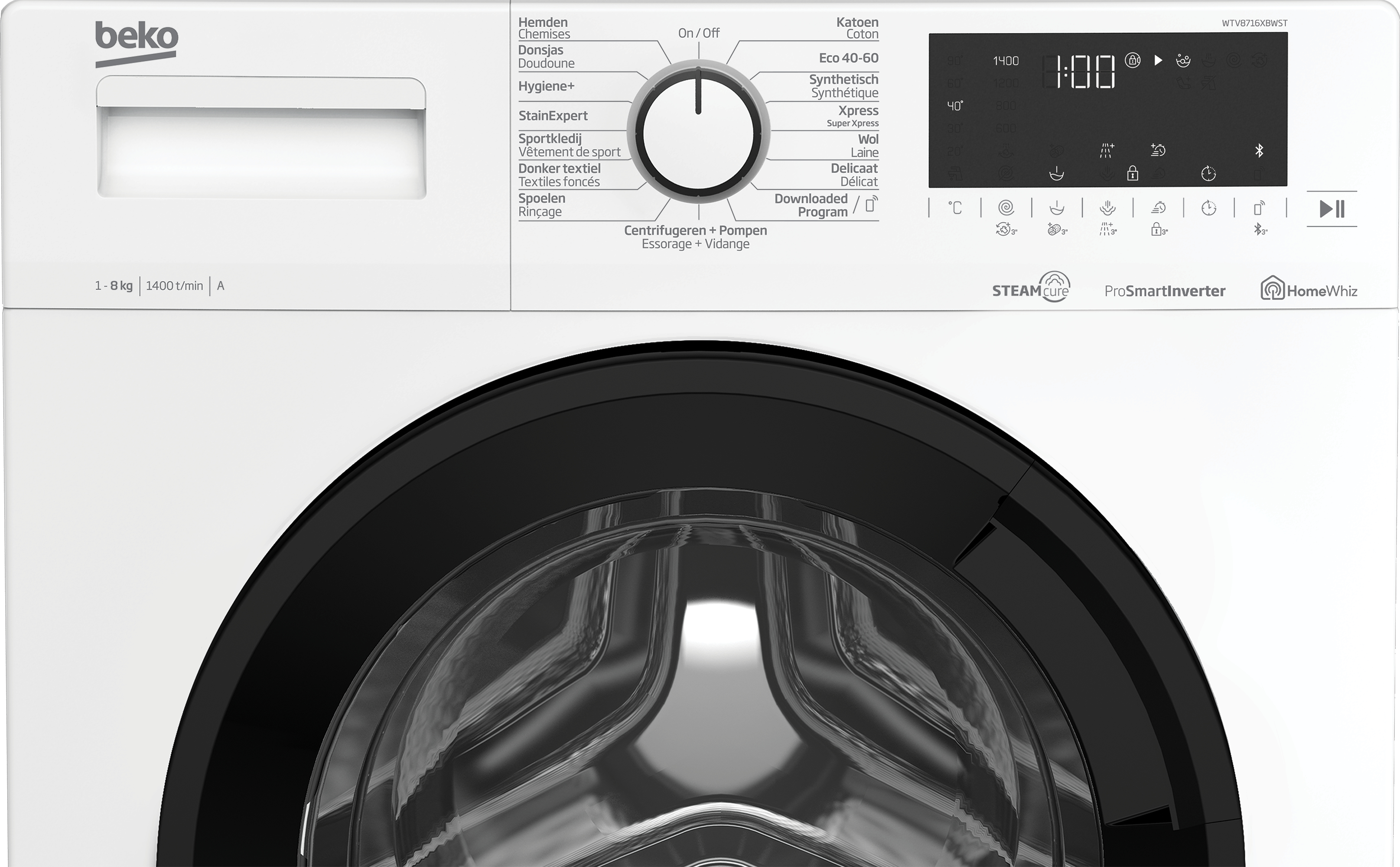 Wasmachine BEKO WTV8716XBWST / 8kg / A / 1400tpm 