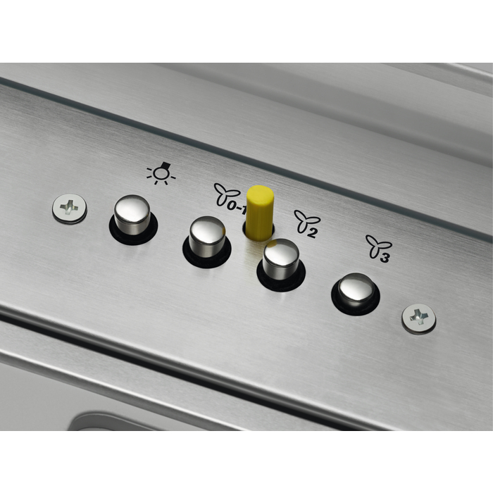 AEG DPE4641M Semi-intégrée (semi-encastrée) Acier inoxydable 600 m³/h C