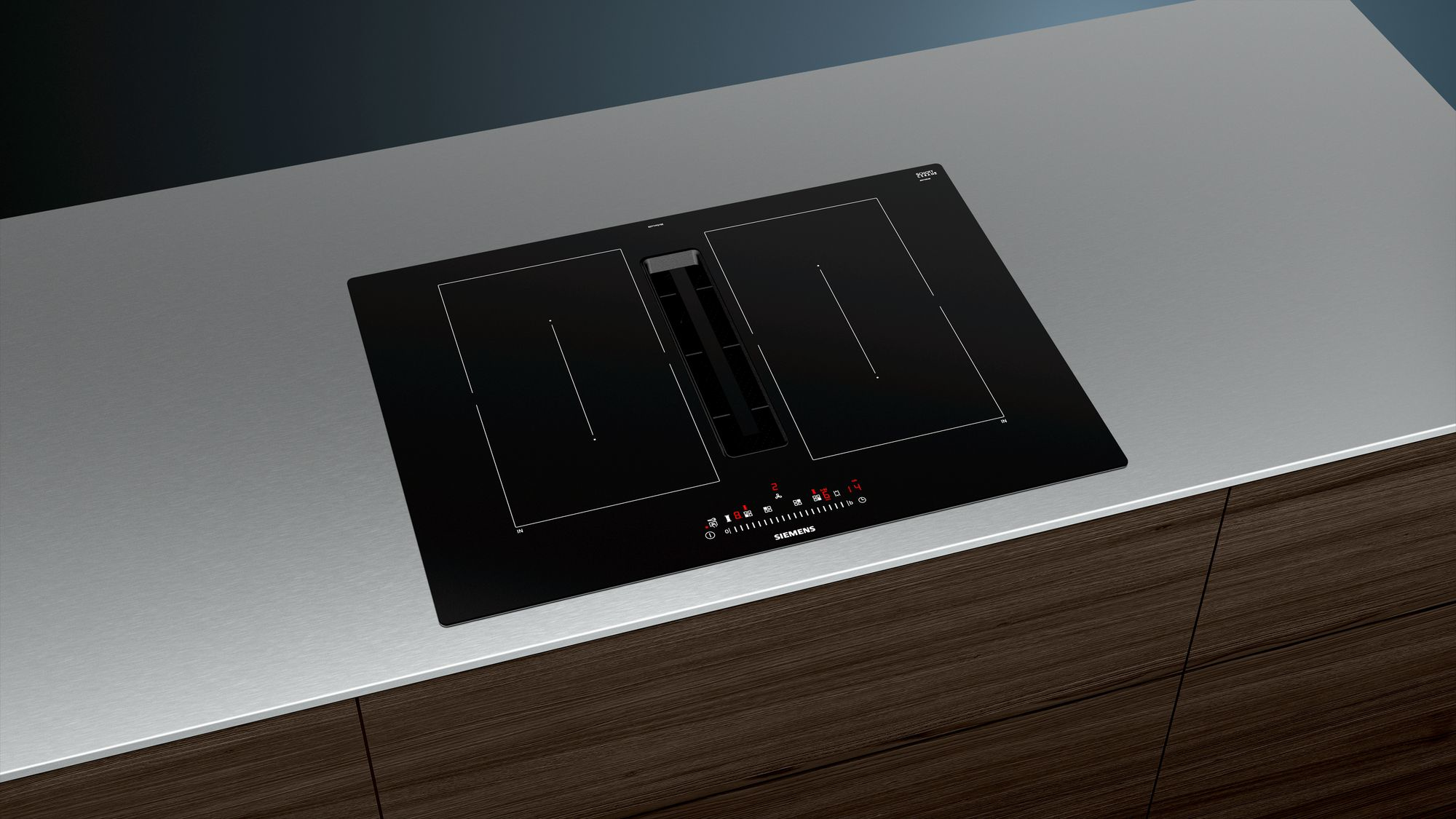 Siemens iQ500 ED711FQ15E kookplaat Zwart Ingebouwd 70 cm Inductiekookplaat zones 4 zone(s)