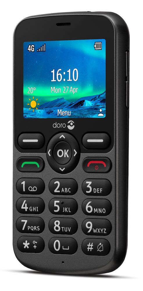 Doro 5860 6,1 cm (2.4") 112 g Zwart Instapmodel telefoon