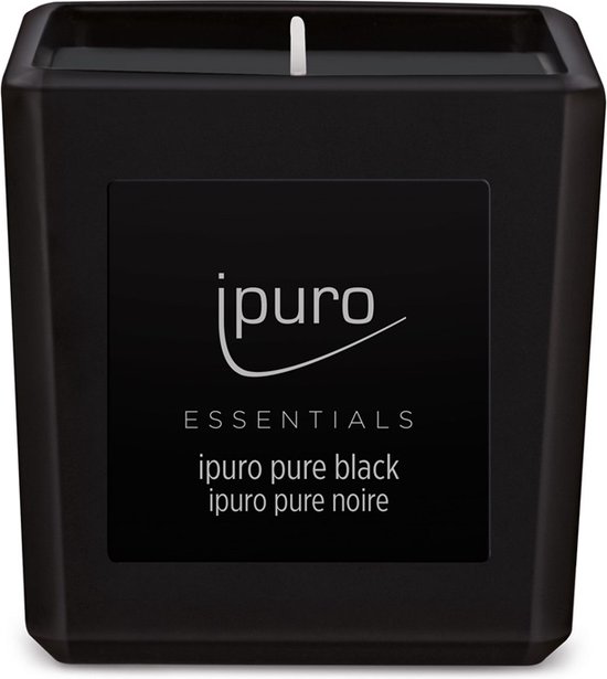 Geurkaars IPURO 26IFC1629 Essentials Pure Black / 125gr