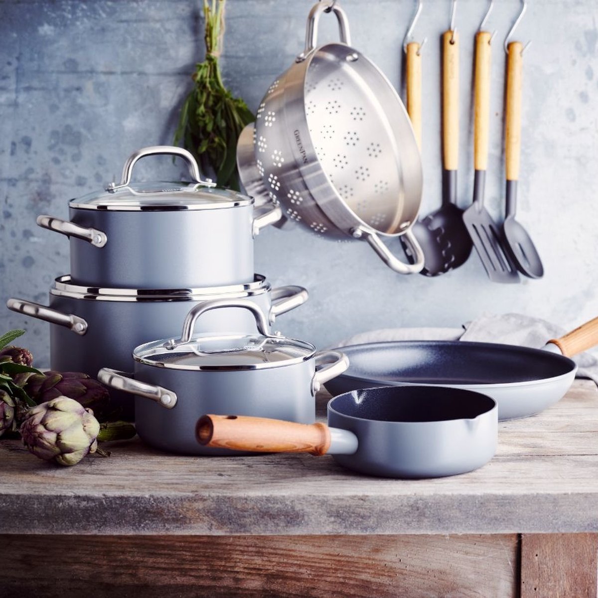 Pannenset GREENPAN CC005409-001 Mayflower Pro / 5-delig