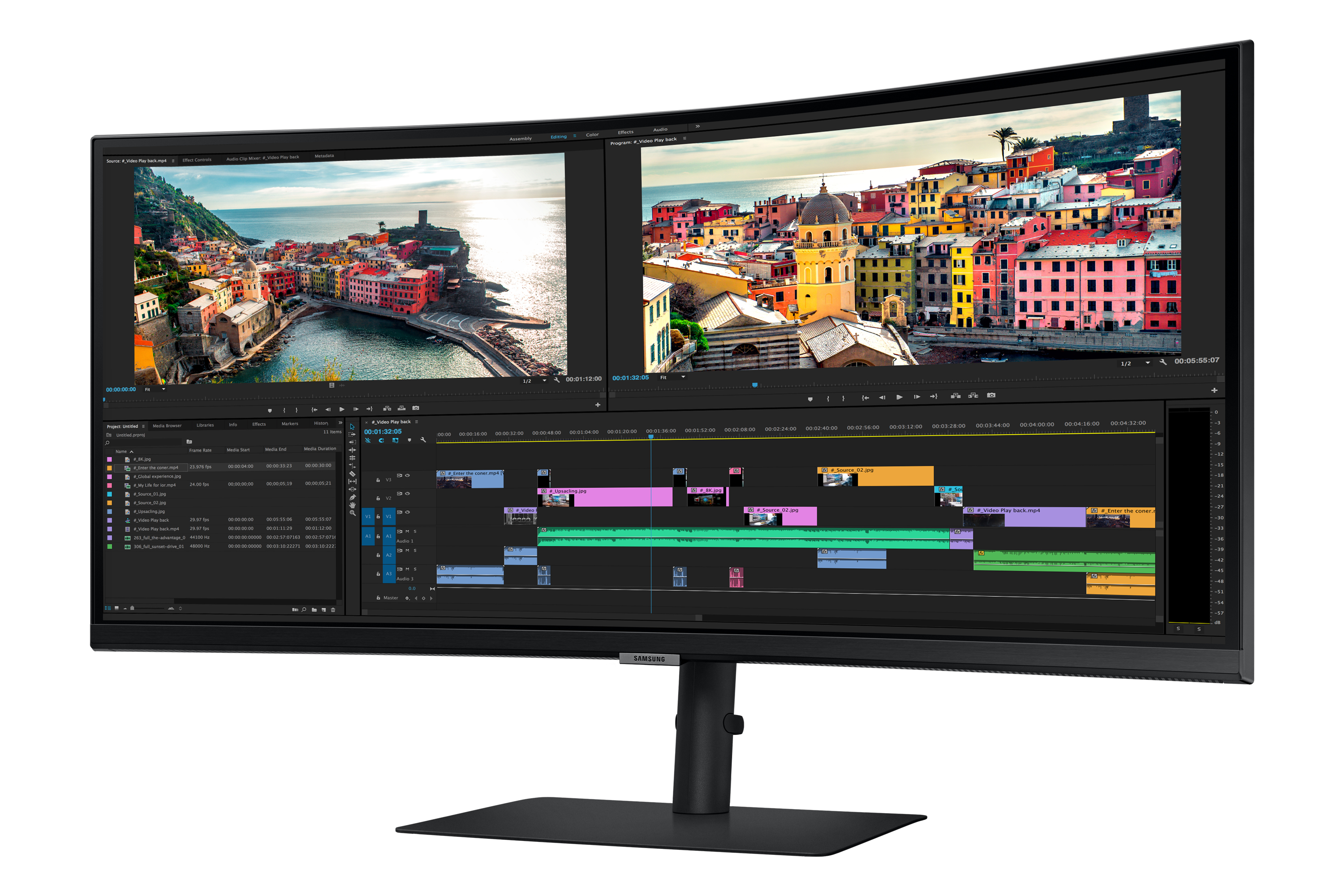 Monitor Samsung LS34A650UBUXEN QHD21:9 Curved 100Hz Black