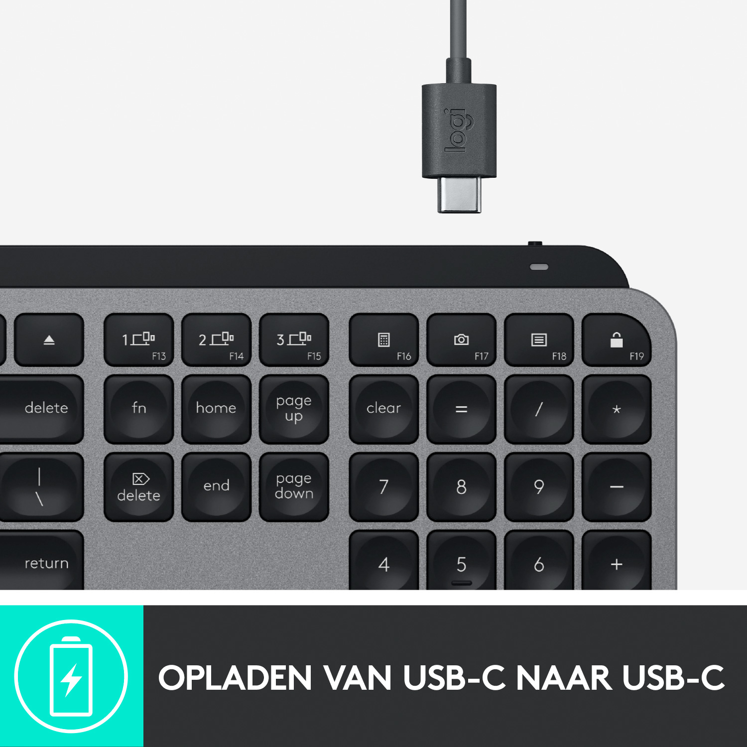 Keyboard Logitech MX Keys voor Mac